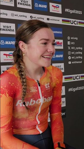 Megan Arens powers to rainbow glory at #Kigali2025 🌈