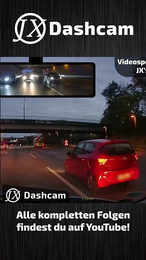 Exiting from the middle lane and braking down to 25 mph... #autobahn #berlin #dashcam