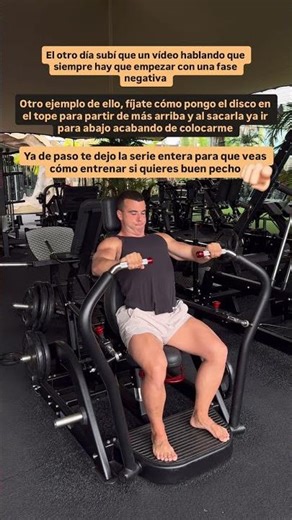 Siempre tienes que empezar tus repeticiones con una fase negativa