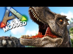 ARK Survival Evolved Ep #11 - LVL 400 T-REX! - (Modded Survival)