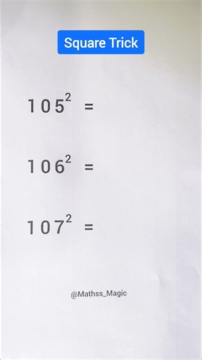 How to find square #shortsfeed #maths #mathstricks #ytshorts #trending