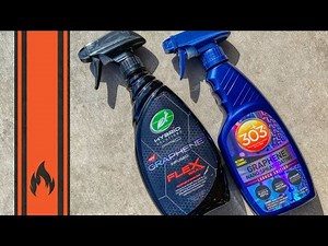 Graphene Fight: Turtle Wax Pro Graphene Infused Flex Wax vs 303 Graphene Nano Spray... Winner?