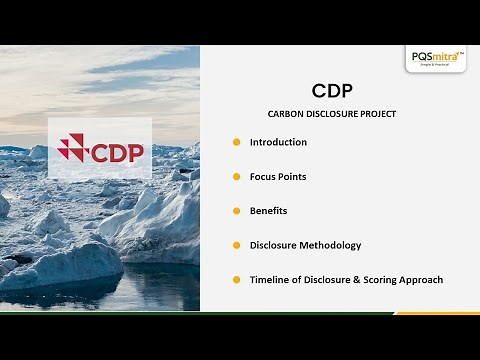 What is CDP? | Carbon Disclosure Project Explained | PQSmitra’s Guide to CDP Disclosure