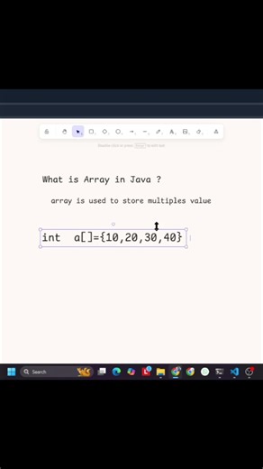 Array in Java in 30 Seconds #java #coding #javaee #javabeginners #windows #learnjava #programming
