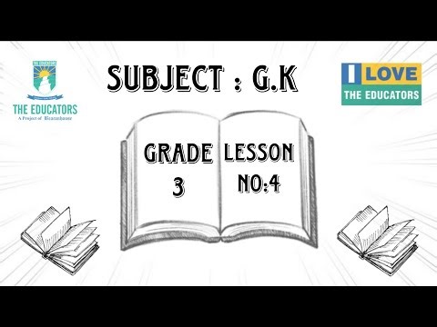 G.K Grade 3 ( Lesson # 4 )