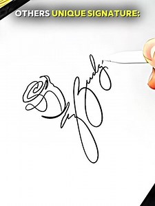 Others’ Signatures vs This Signature #relatablestories