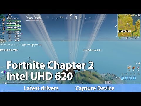 Gaming on Intel UHD Graphics 620 - Fortnite 2 Benchmark Test FPS