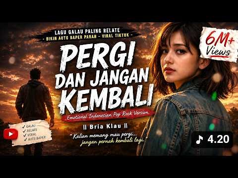 PERGI DAN JANGAN KEMBALI || Bria Klau || Lagu Galau Paling Menyentuh || Pop Slow Rock Indonesia 2026