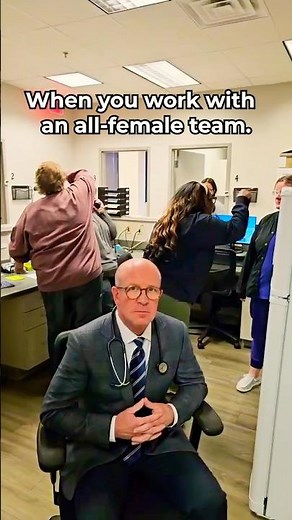 When You Work With an All-Female Team #funny #teamwork #officelife #goodvibes #shortsfeed