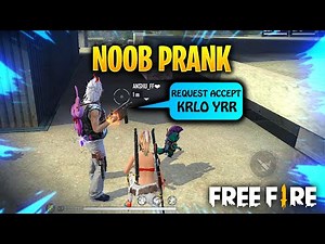 Noob Prank with Girl Random Player 😂 must watch