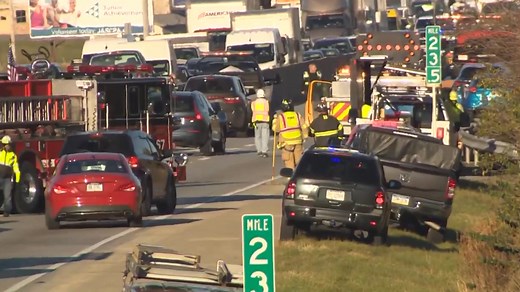 Westbound Route 283 is shut down in East Hempfield Township. We're posting updates here: https://www.wgal.com/article/pennsylvania-lancaster-county-traffic-multi-vehicle-crash-route-283/62893109 | WGAL News Channel 8 Susquehanna Valley, Pa.