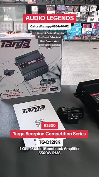 Targa TG-D12KK Monoblock Amplifier Now Only R3500