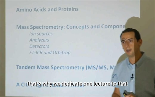 Lecture mass spectrometry basics - Part 1 of 7
