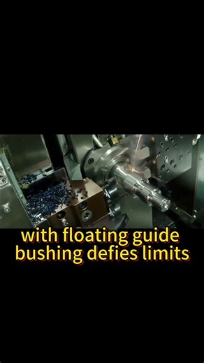 60mm Through Hole Swiss Type Lathe in Action #machine #coldmilling #factory #cncmill #cnc #copper