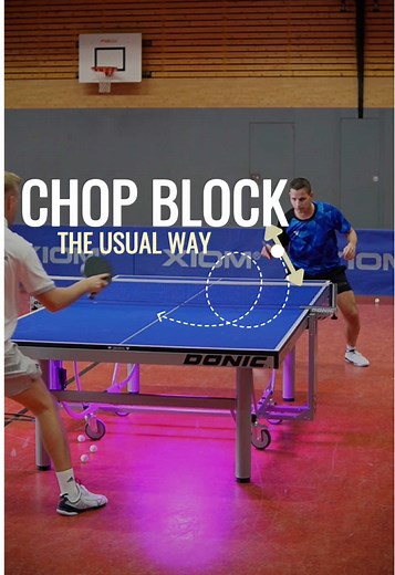 Mastering the Chop-Block in Table Tennis