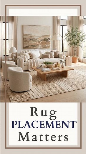 Living Room Rug Placement Guide