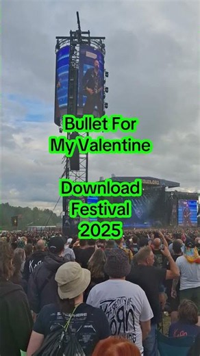 Bullet For My Valentine with 'Tears Don’t Fall' at Download Festival 2025 #bfmv #bulletformyvaletine