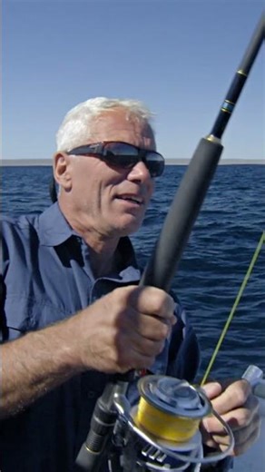 Jeremy has never chased a fish this BIG! 🐠