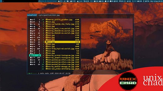 LF是UNIX哲学的文件管理器: 极速、极简、DIY