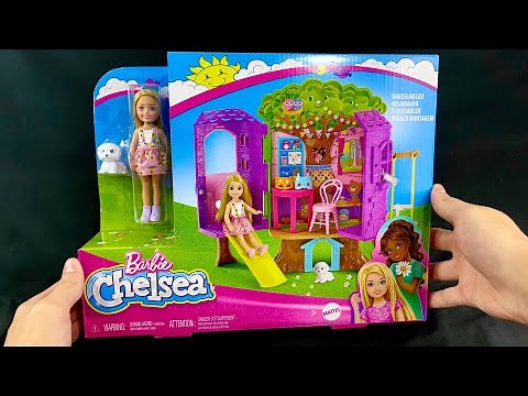 ASMR Unboxing Barbie Chelsea Treehouse Playset | Best Barbie Toy Review