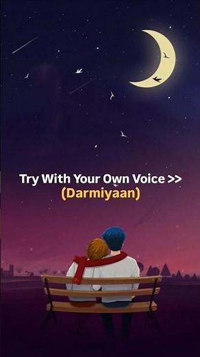 TRY WITH YOUR OWN VOICE 🩷- DARMIYAAN SONG LYRICS #song #lyrics #songlyrics