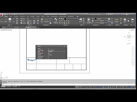 AutoCad how to create a new A4 template and a custom title block ?