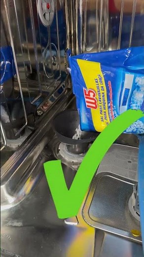 This is HOW NOT to add salt to your dishwasher ⚠️