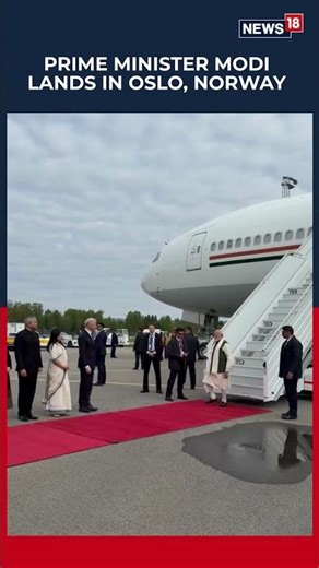 43 YEARS! | PM Modi Lands in Oslo for Historic India-Nordic Summit! | N18S