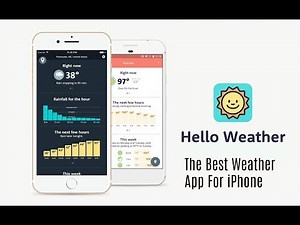 The Best iPhone Weather App: Hello Weather Review IOS