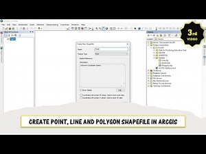 ArcGIS Tutorial 03: Creating Point, Line and Polygon layers in ArcGIS | ArcGIS for Beginners