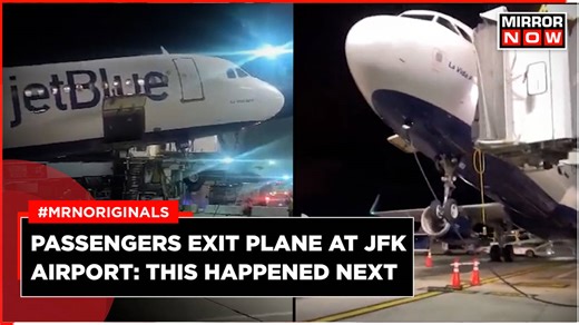 Shocking Video: JetBlue Plane Tips Backward As Passengers Exit Aircraft