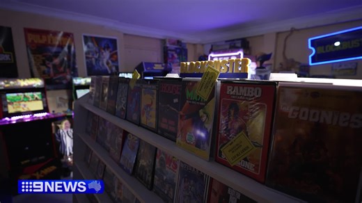 It's been seven years since the last Blockbuster outlet closed its doors in Australia, but the brand lives on in the garage of a Mornington Peninsula home. #9News | 9 News Melbourne