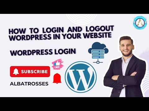 How to login and logout wordpress in your website | wordpress logout