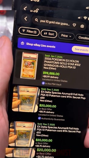 This Gyarados Card Last Sold for $100,000?! 💀