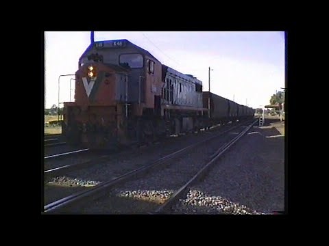 Australian Trains: Cab Ride in X48 from Dunolly to Maryborough in 1997