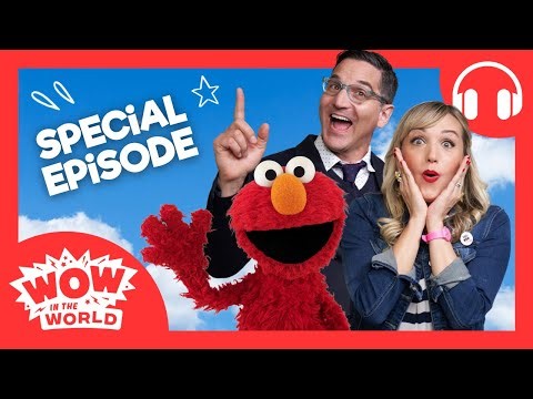 The Science of Laughter (with Elmo from Sesame Street) 😂 | KIDS PODCAST 🎧 | Wow in the World EPISODE