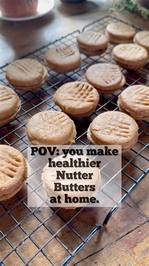 72K views · 1K reactions | Healthier Nutter Butter Cookies - recipe in comments | Kristyslifestyle | Facebook