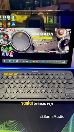 Keyboard Logitech K380 #keyboardwireless #logitechk380 #reviewer