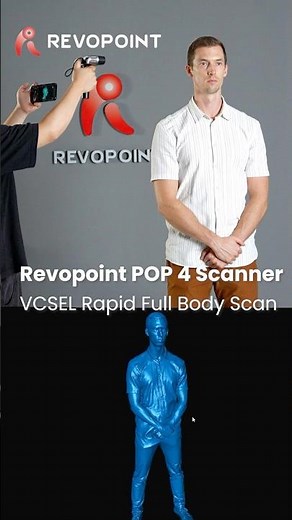 VCSEL Rapid Scanning: Scan Large Objects Faster with POP 4! #Revopoint