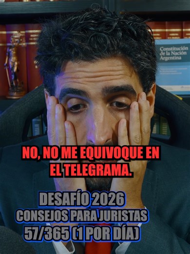 🚨 MANDÁSTE UN TELEGRAMA… Y DESPUÉS TE DISTE CUENTA QUE ESTABA MAL ¿Se puede arreglar? Sí. Pero ojo: hay cosas que NO se pueden cambiar. ✅ Si todavía no se extinguió el vínculo, podés rectificar (ej: horario / datos). ❌ Si el trabajador ya se consideró despedido (o la empresa ya despidió), el motivo/injuria no se cambia más. 📌 Intercambio telegráfico = clave (Art. 243 LCT). 👉 Comentá “ACADEMIA” y te paso info para aprender esto en serio y no perder juicios por detalles. 📲 Consultas: 🟢 Abogad