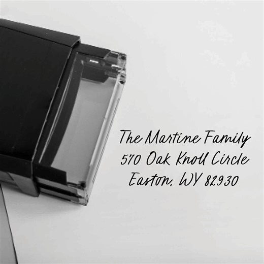 Handwritten Return Address Stamp – Personalized Family Address Stamp - Casual Address Stamp - Etsy