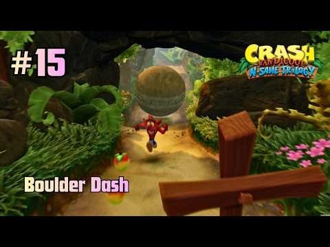 Boulder Dash - Crash Bandicoot Part 15 #crashbandicoot #asvinnet #games #gaming