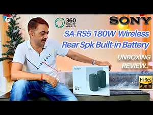 SA-RS5 180W Wireless Rear Speakers with Built-in Battery 10-hour HT-A7000/HT-A5000 Review in हिंदी
