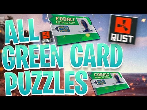 All Green Card Puzzles In Rust! (+ How To Do Them!)