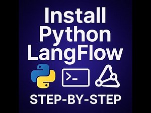 Install Python & LangFlow & LM Studio locally: Step-by-Step in 4 Minutes [P3] #langflow