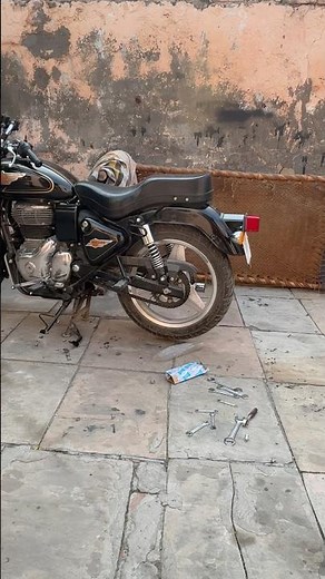 Remove saree guard in new bullet battalion black,saree guard remove in bullet..#bullet #battalion