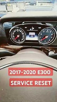 E300 oil light reset. 2016-2020 #mercedes