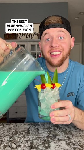 The Best Blue Hawaiian Party Punch Recipe