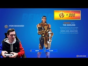LEVEL 200 Unlocking FREE Fortnite Battle Pass BONUS Skin Styles. Spending ALL Battle Stars