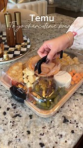38K views · 49 reactions | I absolutely love this charcuterie board from @temu The perfect snack tray to take your charcuterie anywhere 燎the ideal tray for your snakes or boards of fruits. New APP Users CODE [dyh3738) in the search bar on Temu or use the link below to get this lightning deal! *T&Cs apply https://app.temu.com/k/p7g2nxcqr9g #temu #temufinds #temubday #shoptemu #servingboard #servingtray #cheesboard #charcuterieboard | Maryam Home Decor | Facebook
